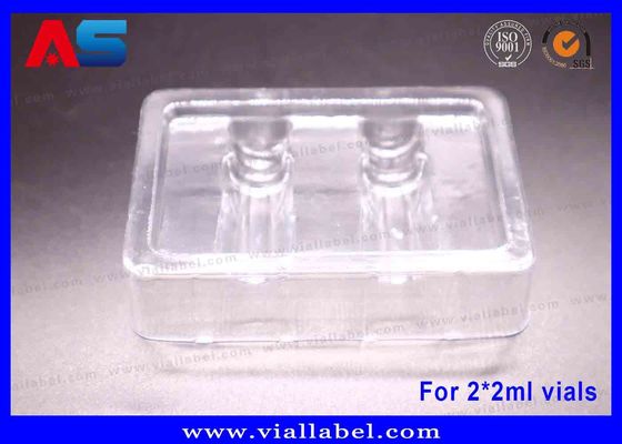 Blisters de embalagem de tirzepatida, bandejas de plástico para conter 2 frascos de 2ml, material ecológico com 50um de espessura