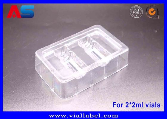 Bandejas Blister de Frasco de 2ml Para Tirzepatida / Embalagem de Hcg Blisters 50um de Espessura Bandejas Transparentes