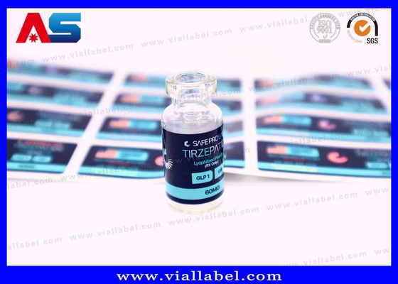 Etiquetas de garrafas pequenas de 3 ml, resistentes à água e adesivo forte, para rotulagem permanente