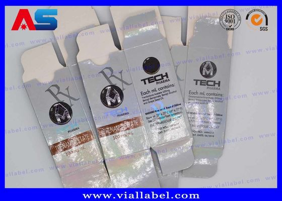 A folha de prata de Muscledevelop gravou a caixa de armazenamento do tubo de ensaio 10ml de ePeptidees Meditech Muscle Growth de Injectables