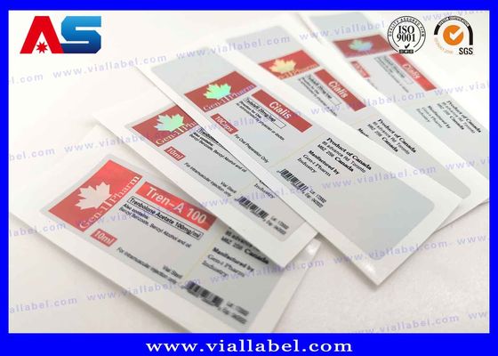 Etiquetas de frascos de 10 ml Etiquetas de frascos de péptidos Etiquetas de frascos de 10 ml Etiquetas de frascos pequenos