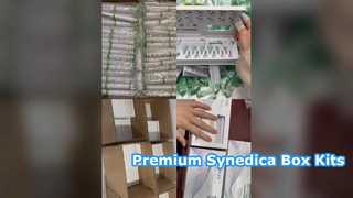 Kit Caixa Synedica Com Canetas Verdes Cartuchos 3ml 12 Agulhas e Folhetos